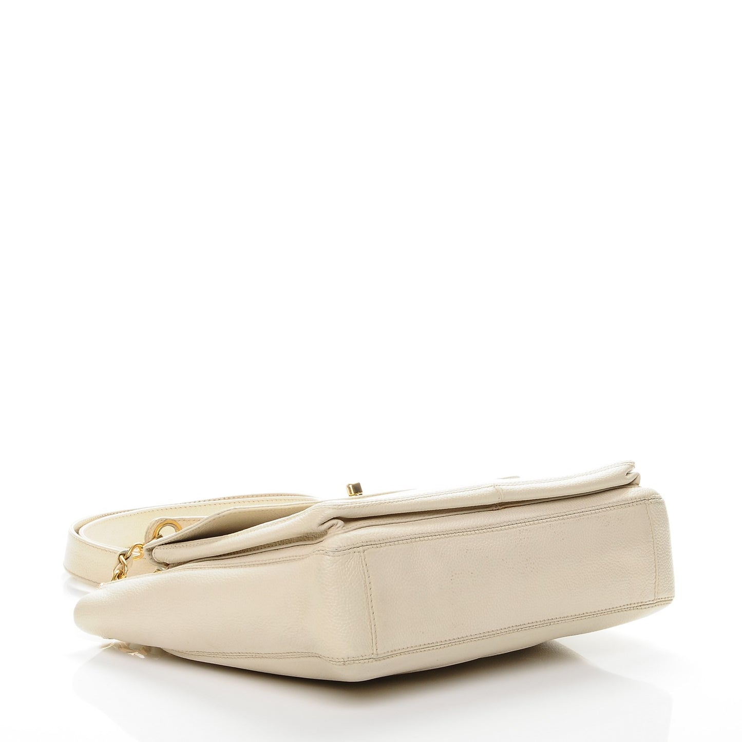Caviar Shoulder Bag Light Beige