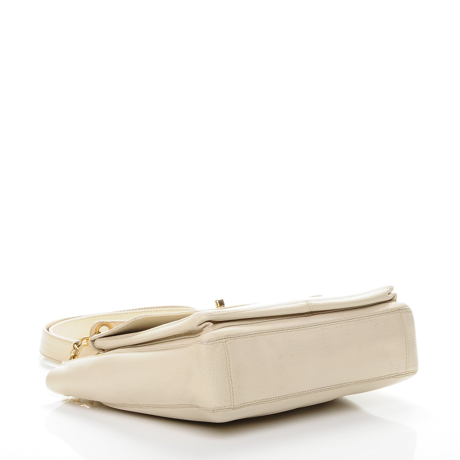 Chanel Caviar Shoulder Bag Light Beige 4 of 8