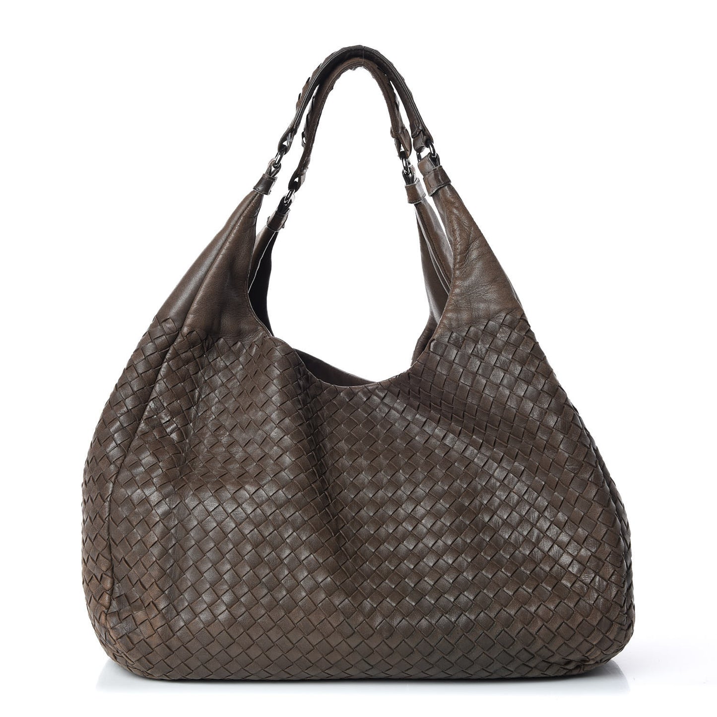 Nappa Intrecciato Large Campana Ash Scuro