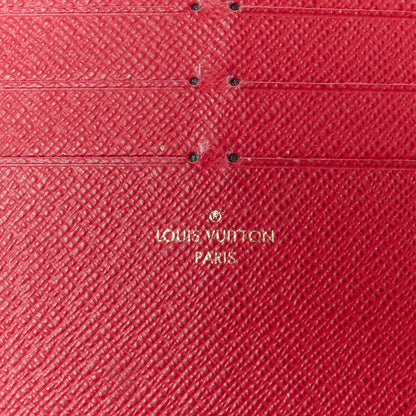 Louis Vuitton Calfskin Felicie Card Holder Insert Cherry 6 of 9