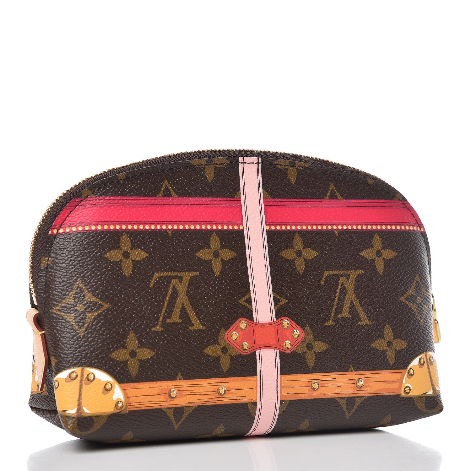 Louis Vuitton Monogram Summer Trunks Cosmetic Pouch PM 3 of 10