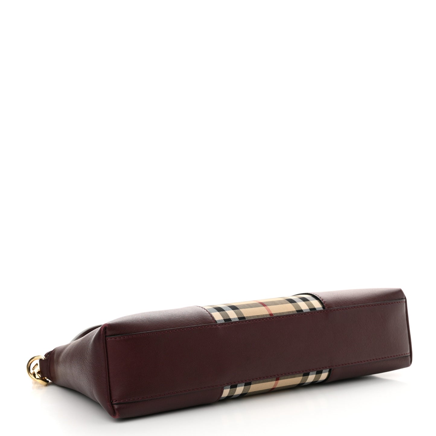 Horseferry Check Small Chichester Crossbody Clutch Bag Burgundy