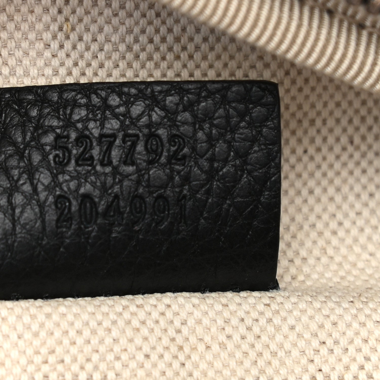 Gucci Grained Calfskin Small Logo Belt Bag Black 7 of 9