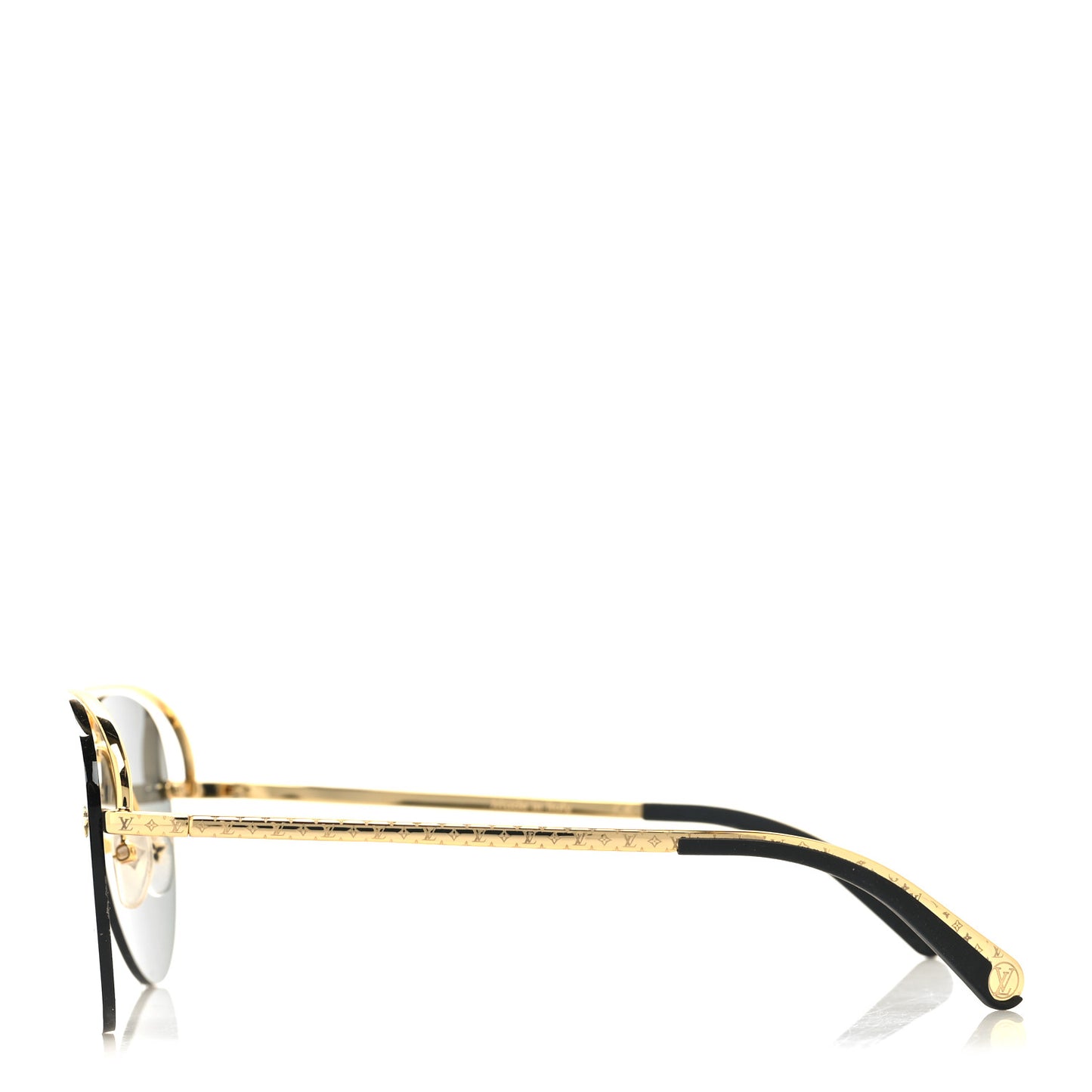 Metal Monogram Grease Sunglasses Z1172W Gold