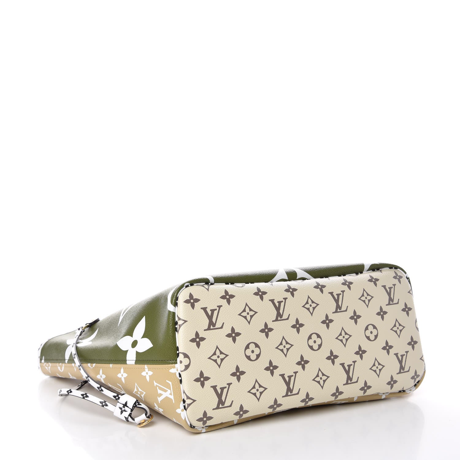 Louis Vuitton Monogram Giant Neverfull MM Kaki 5 of 11