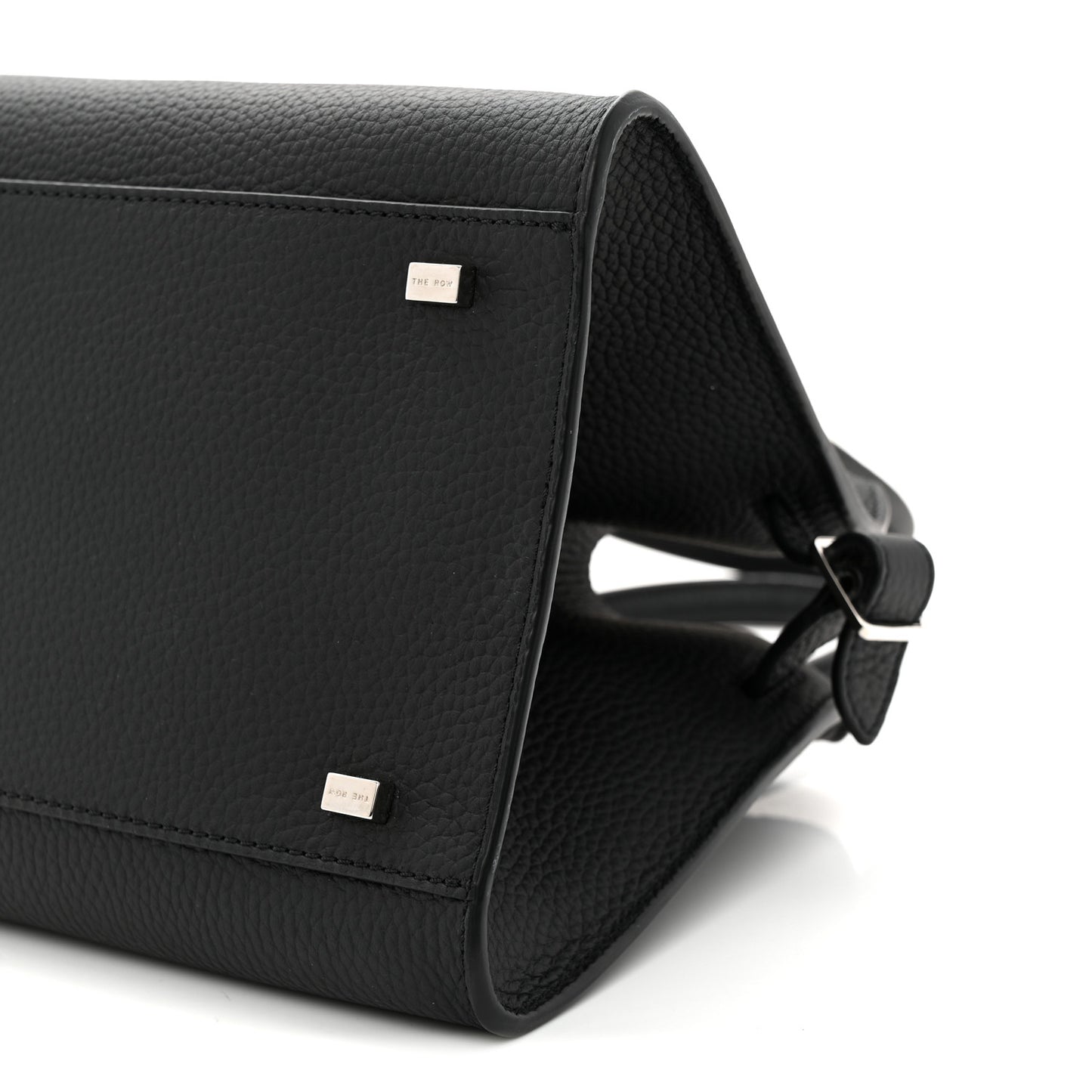 Grained Calfskin Soft Margaux 10 Bag Black