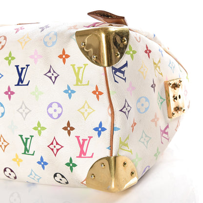 Louis Vuitton Monogram Multicolor Speedy 30 White 6 of 10