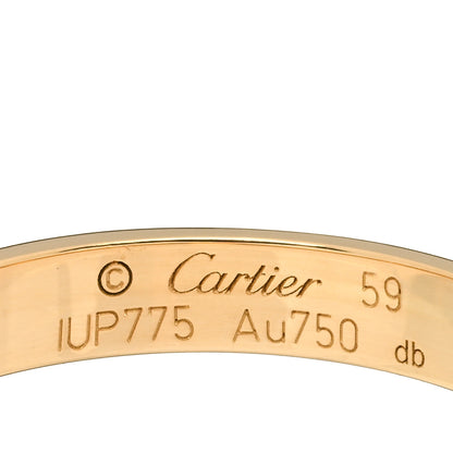 Cartier 18K Yellow Gold 3.5mm LOVE Wedding Band Ring 59 8.75 5 of 5