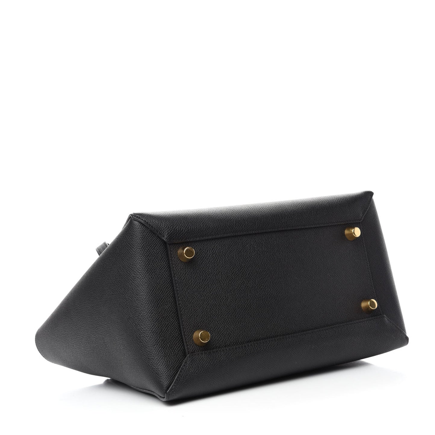 Grained Calfskin Mini Belt Bag Black