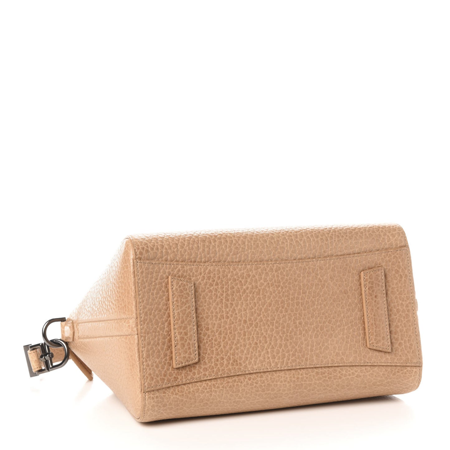 Pebbled Calfskin Small Antigona Light Brown