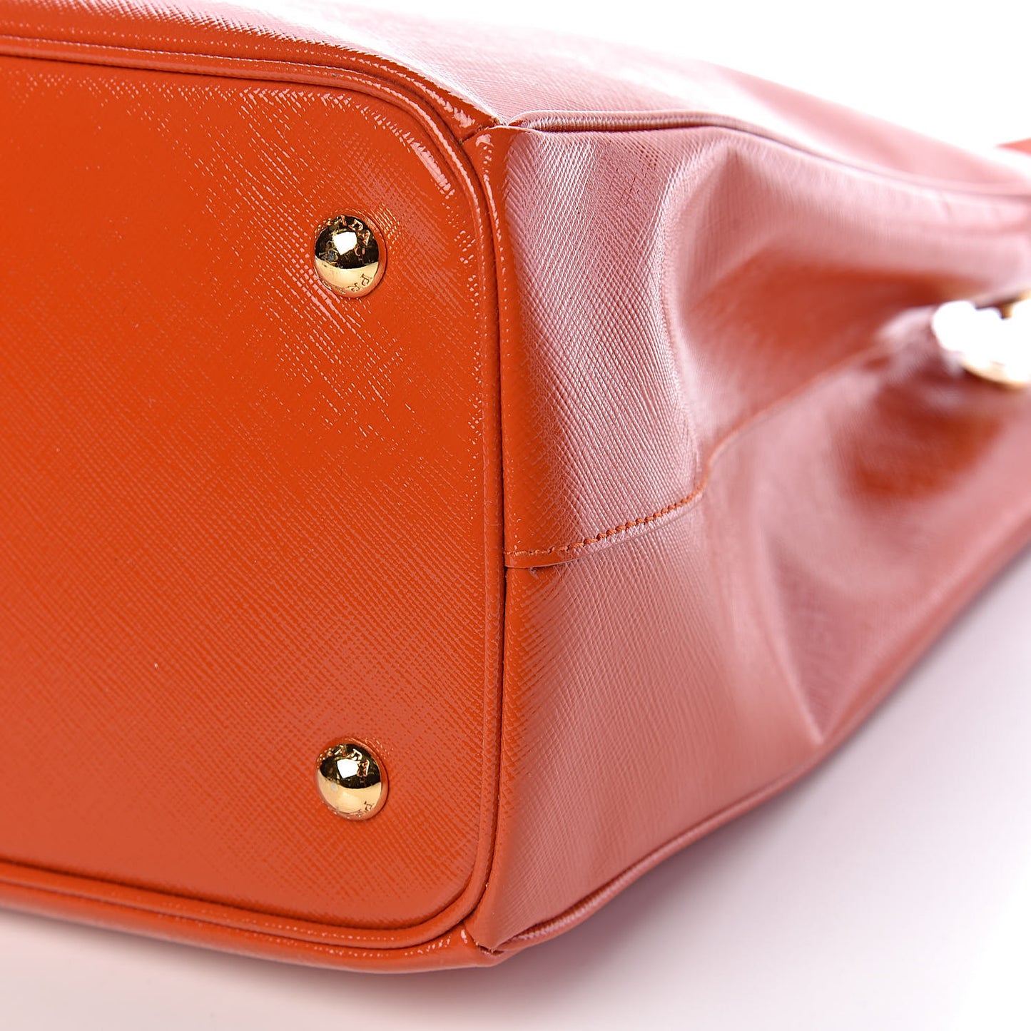Saffiano Vernice Tote Arancio