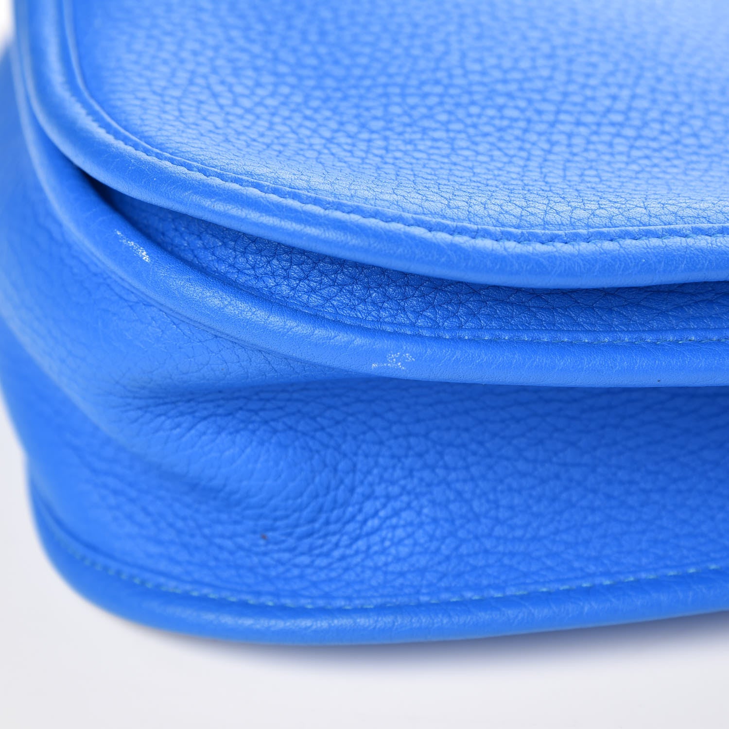 Hermes Taurillon Clemence Evelyne III PM Bleu Hydra 10 of 10