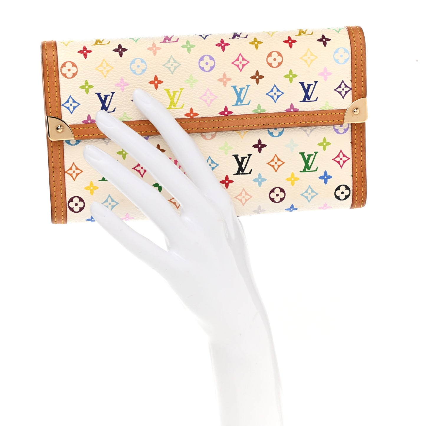 Monogram Multicolor Porte Tresor International Wallet White