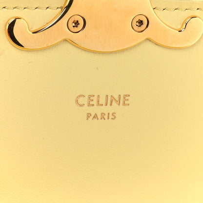Celine Shiny Calfskin Mini Triomphe Pollen 6 of 16