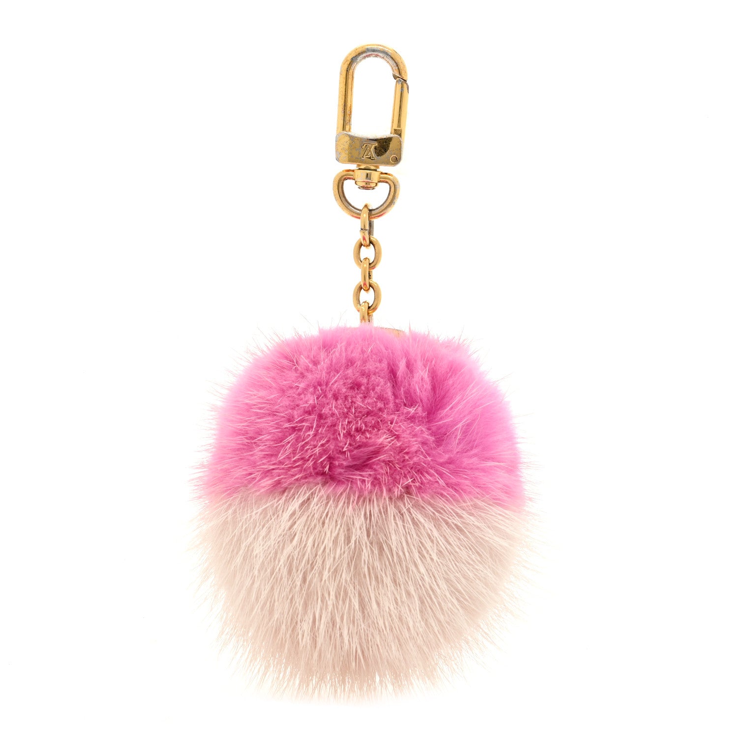 Louis Vuitton Mink Fluo Bubble Bag Charm Key Holder Pink 1 of 3