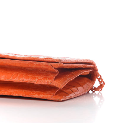 Nancy Gonzalez Crocodile Small Regina Top Handle Bag Orange 8 of 14