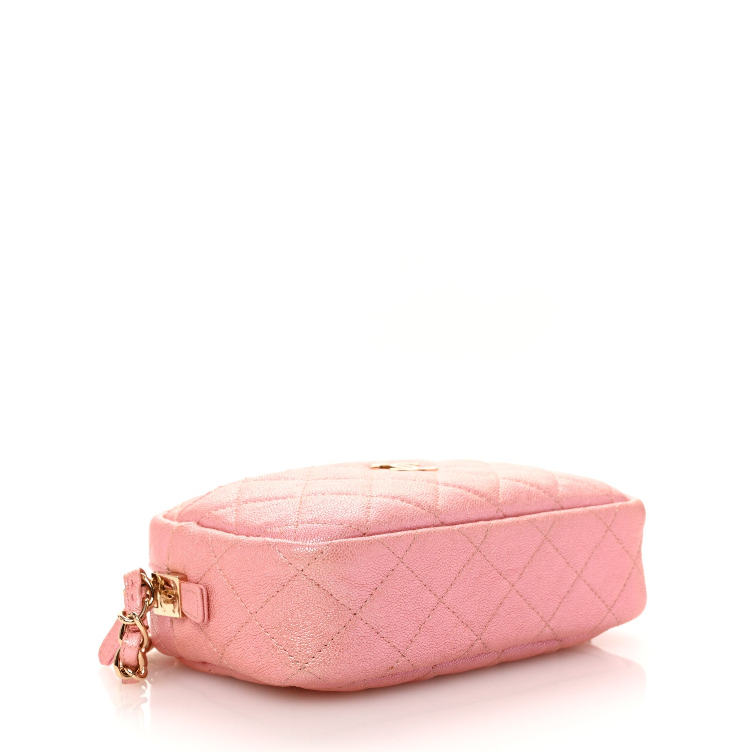 Chanel Iridescent Caviar Quilted Small Timeless Camera Case Pink 4 of 10
