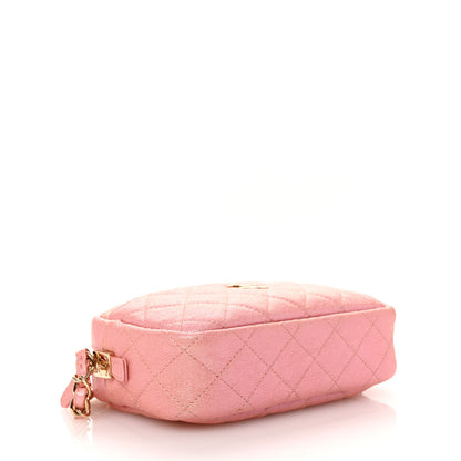 Chanel Iridescent Caviar Quilted Small Timeless Camera Case Pink 4 of 10