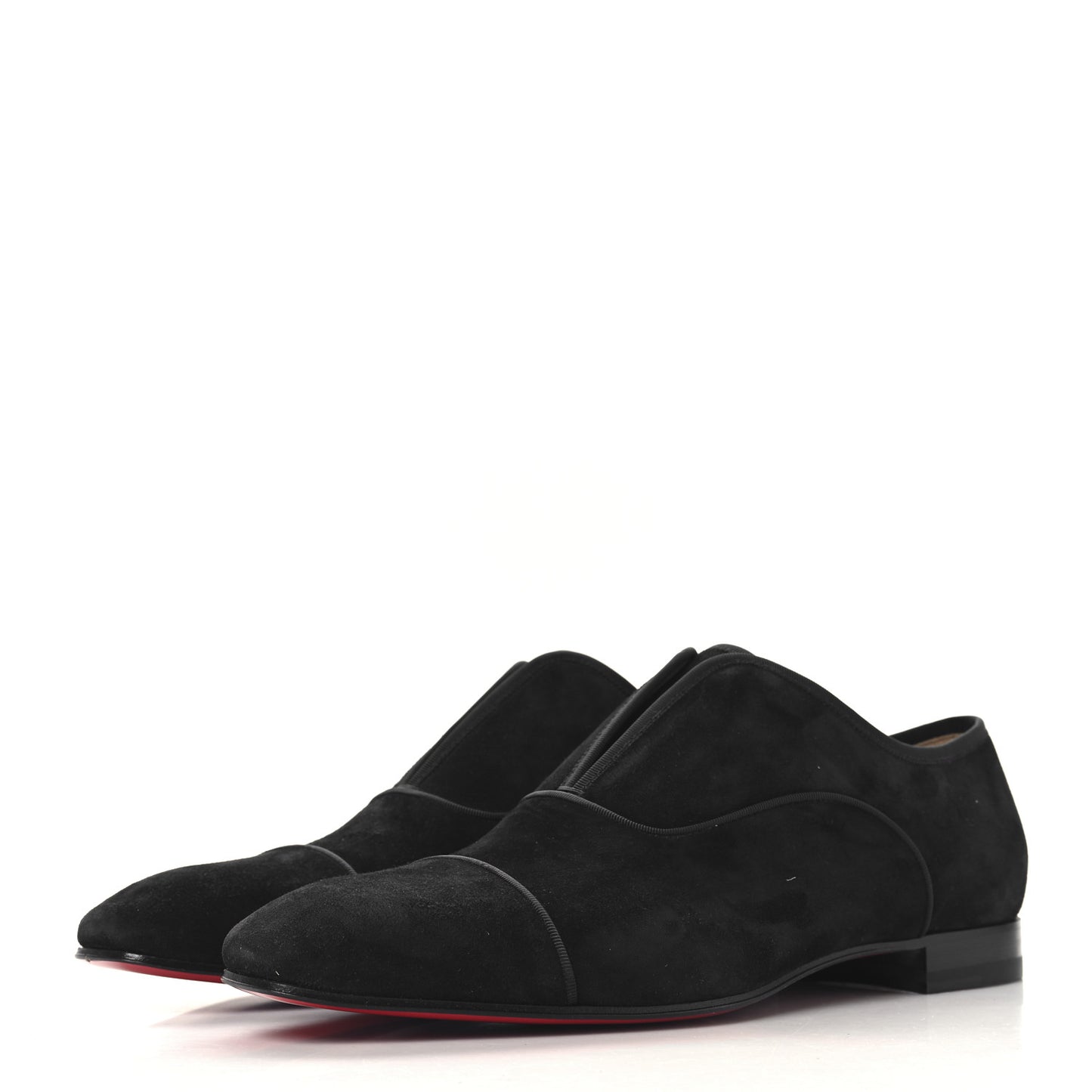 Veau Velours Mens Alpha Male Flat 42.5 Black