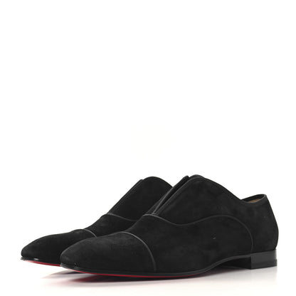 Christian Louboutin Veau Velours Mens Alpha Male Flat 42.5 Black 4 of 9