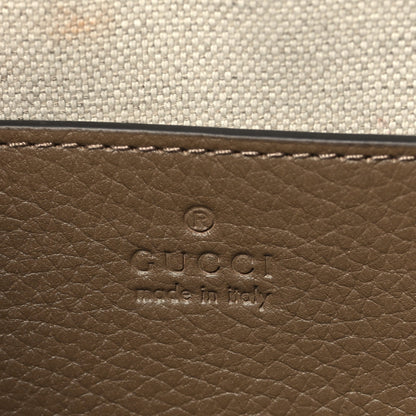 Gucci Piuma Calfskin Jumbo GG Embossed Mini Duffle Bag Good Taupe 6 of 11