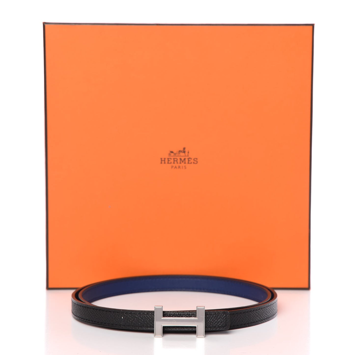 Swift Epsom 13mm Focus Belt 85 Bleu Saphir Black