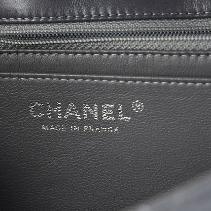 Chanel Lambskin Quilted Jumbo Single Flap Grey 7 of 8