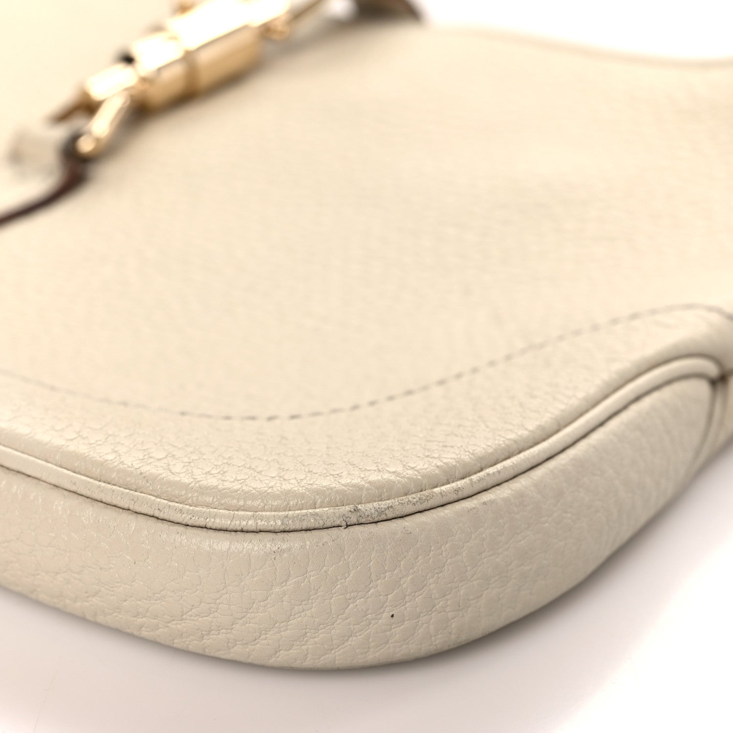 Gucci Calfskin Small Jackie O Hobo White 8 of 11