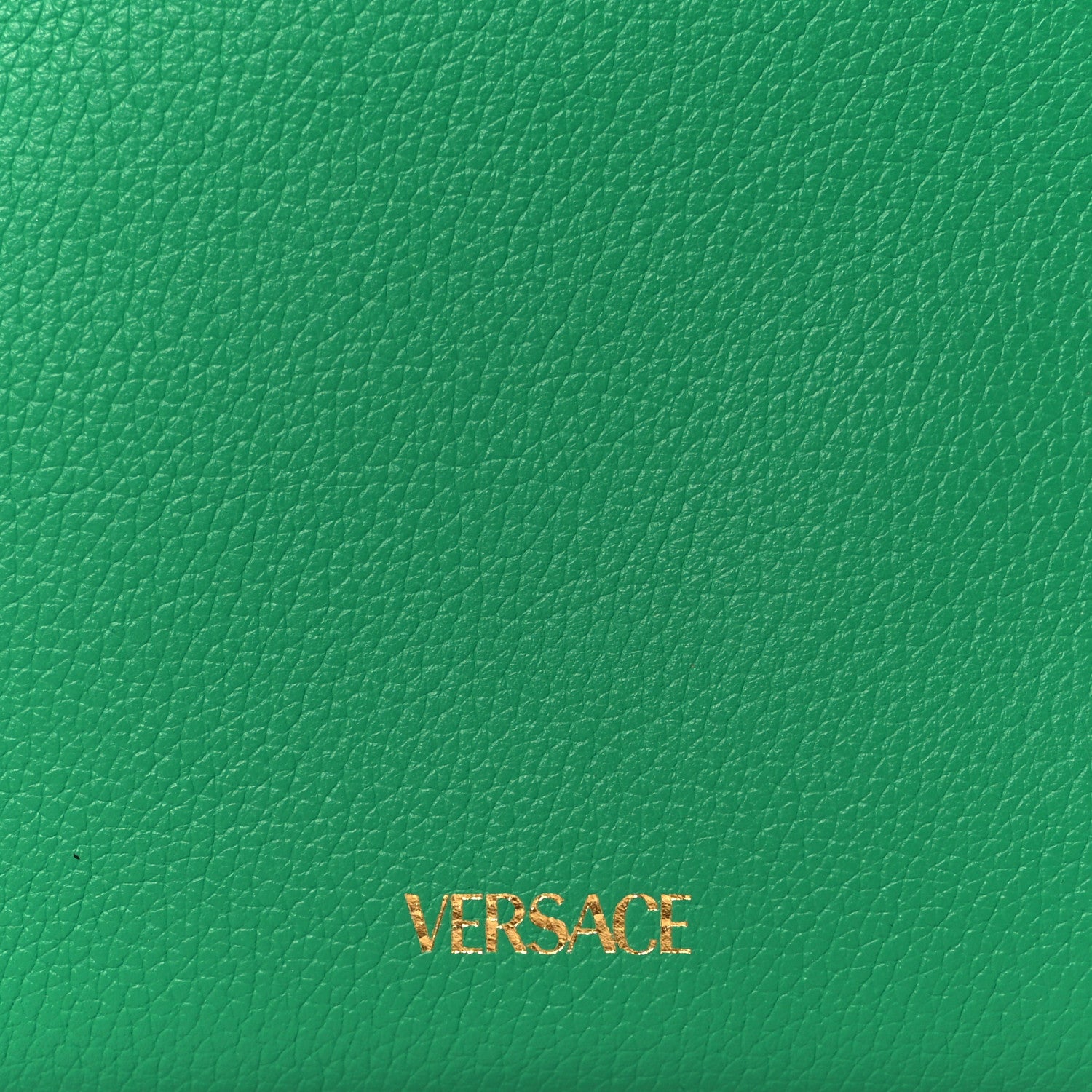 Versace Grained Calfskin Small La Medusa Bag Green 8 of 11