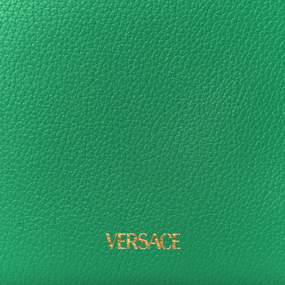 Versace Grained Calfskin Small La Medusa Bag Green 8 of 11
