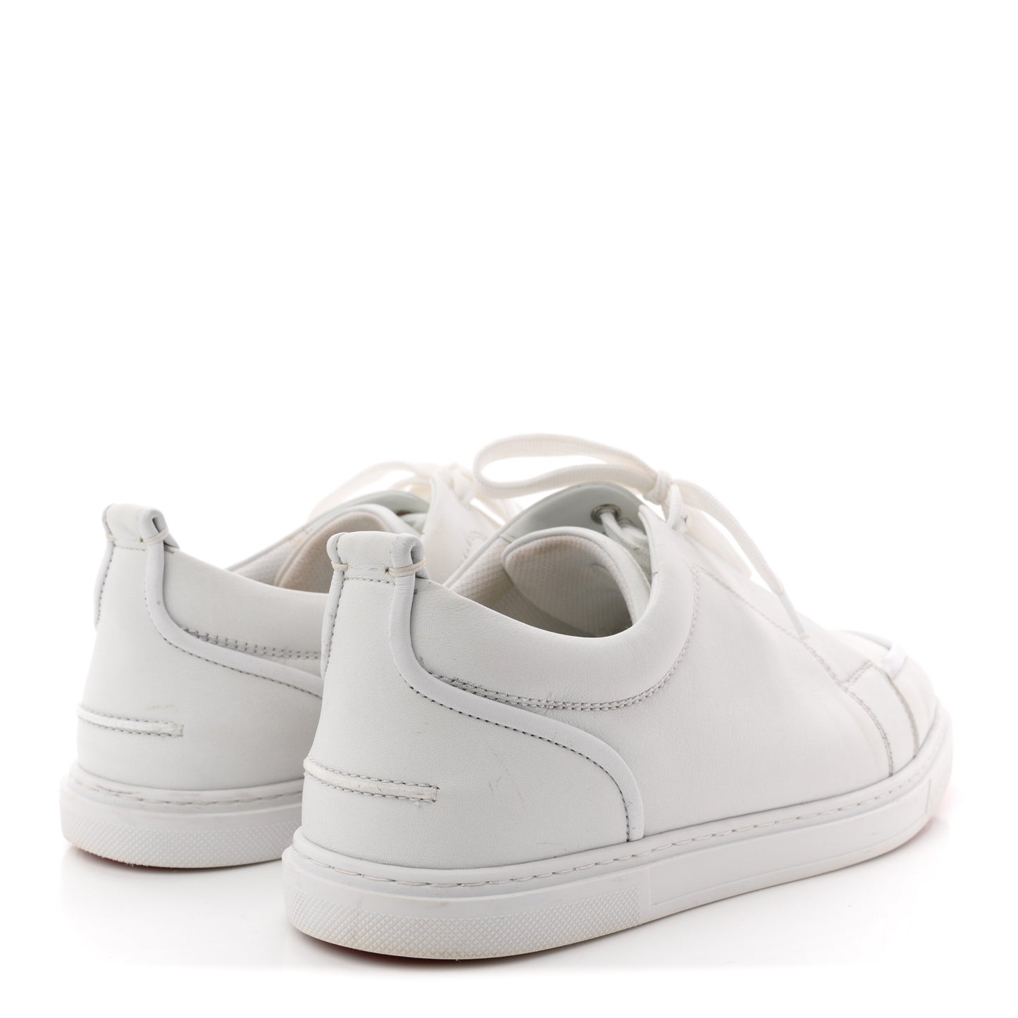 Nappa Mens Jimmy Flat Sneakers 41.5 White