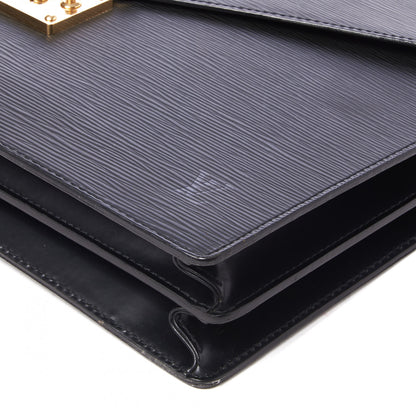 Louis Vuitton Epi Serviette Conseiller Briefcase Black 4 of 8