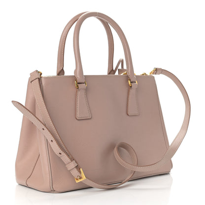Prada Saffiano Small Galleria Double Zip Tote Cammeo 2 of 23