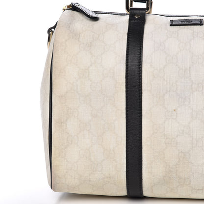 Gucci GG Plus Monogram Medium Joy Boston White Black 14 of 27