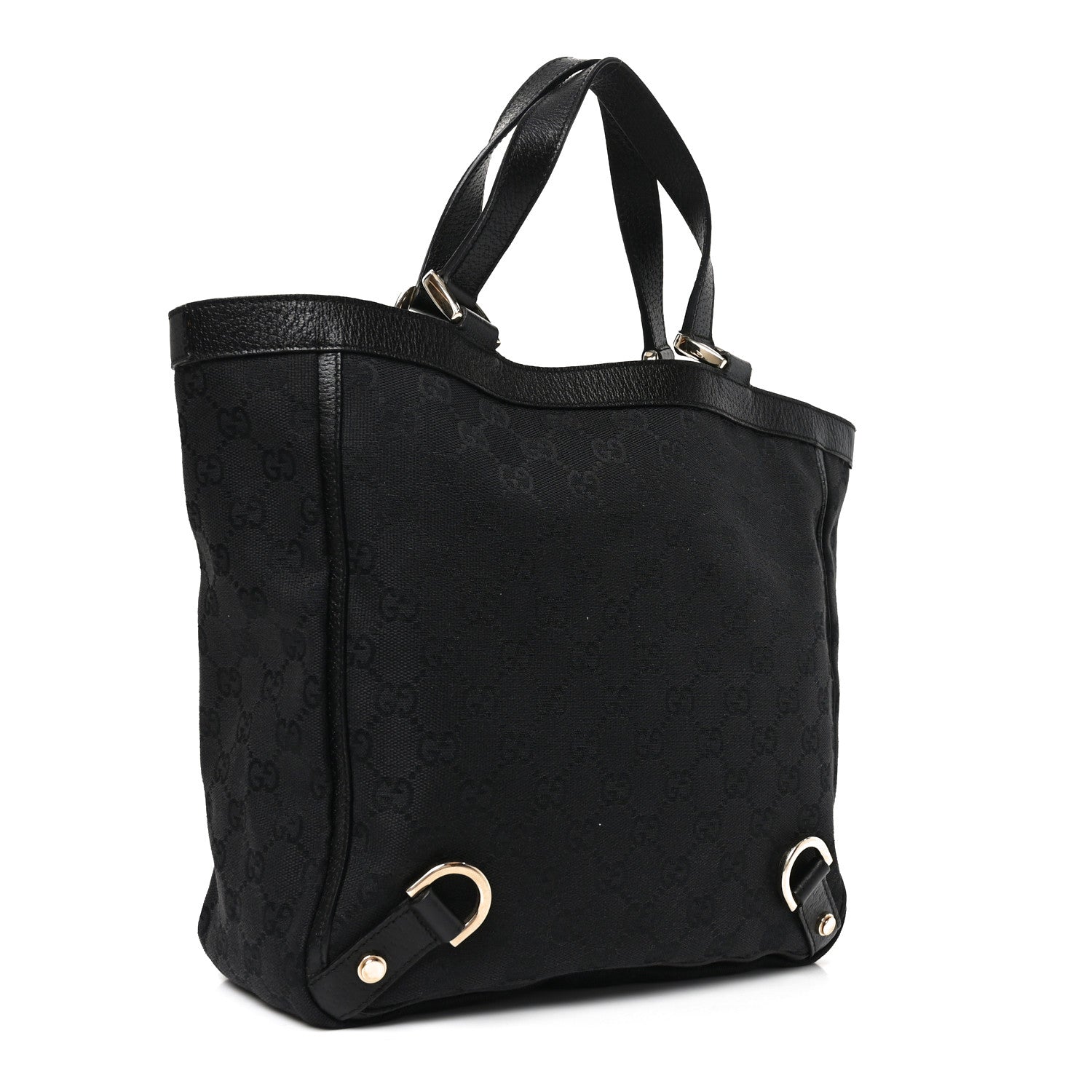 Gucci Monogram Small Abbey Tote Black 3 of 10