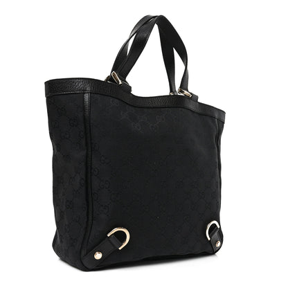 Gucci Monogram Small Abbey Tote Black 3 of 10