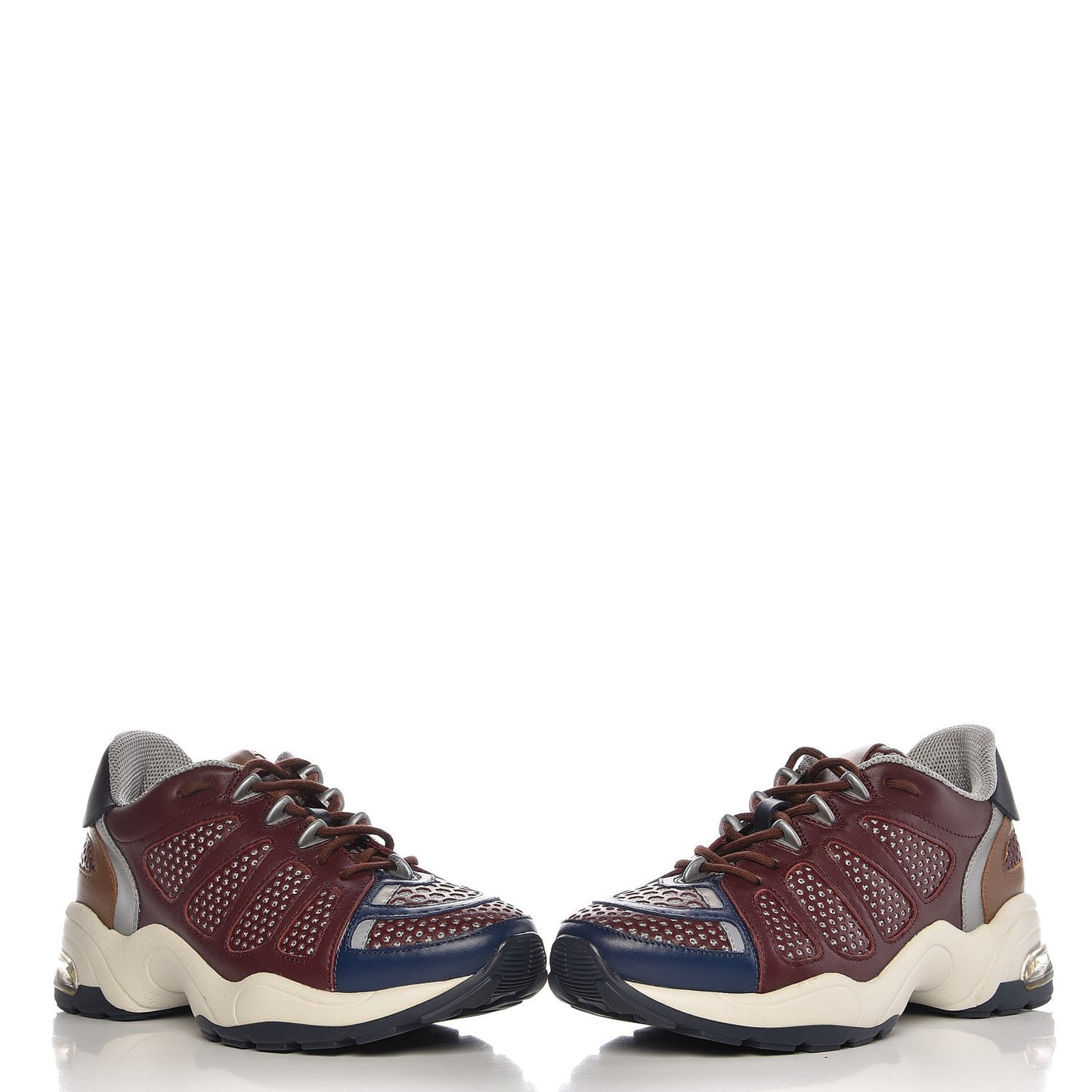 Nappa Mesh Laser Cut Mens X-Ray Sneakers 39.5 Rubin Multicolor