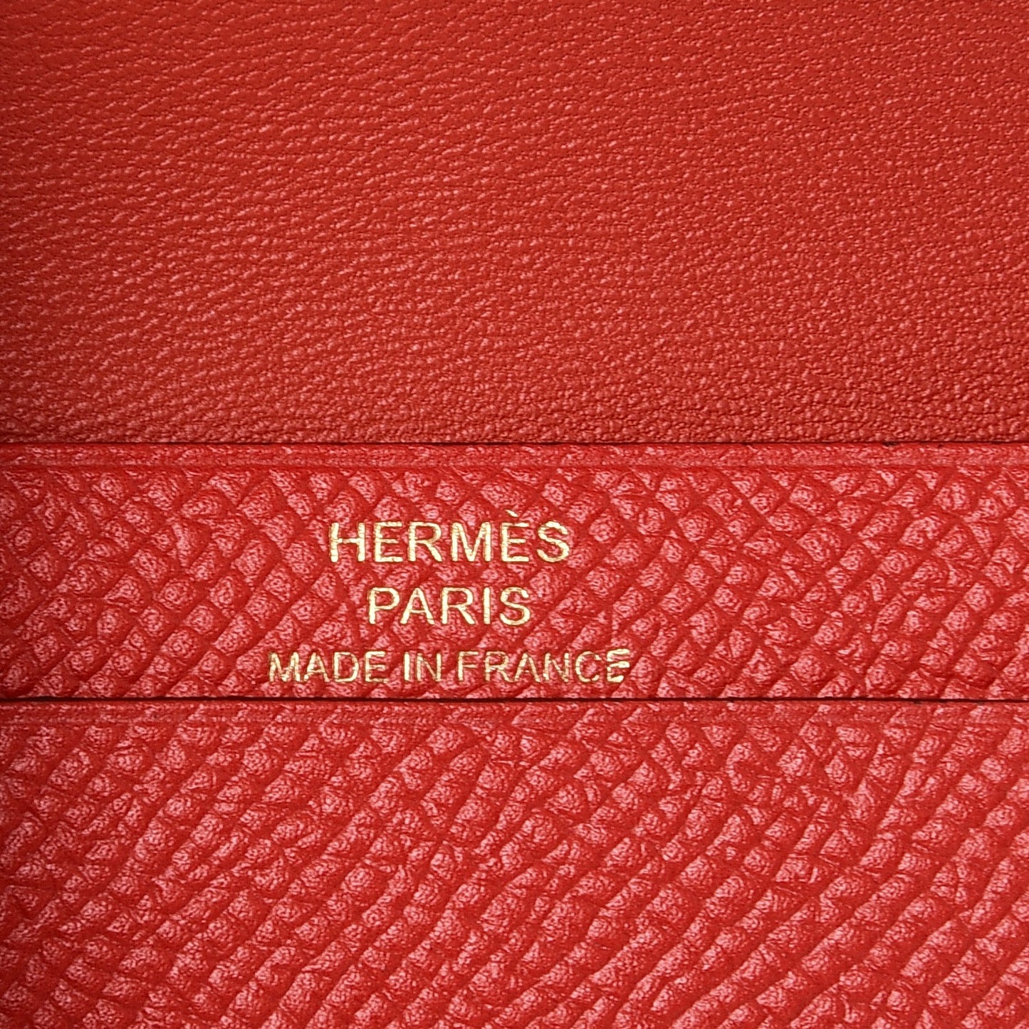 Epsom Bearn Card Holder Wallet Rouge Tomate