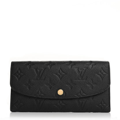 Louis Vuitton Empreinte Emilie Wallet Black Dune 1 of 8