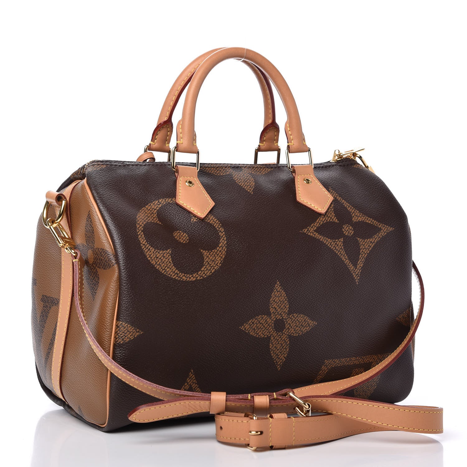 Louis Vuitton Reverse Monogram Giant Speedy Bandouliere 30 3 of 11