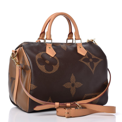 Louis Vuitton Reverse Monogram Giant Speedy Bandouliere 30 3 of 11