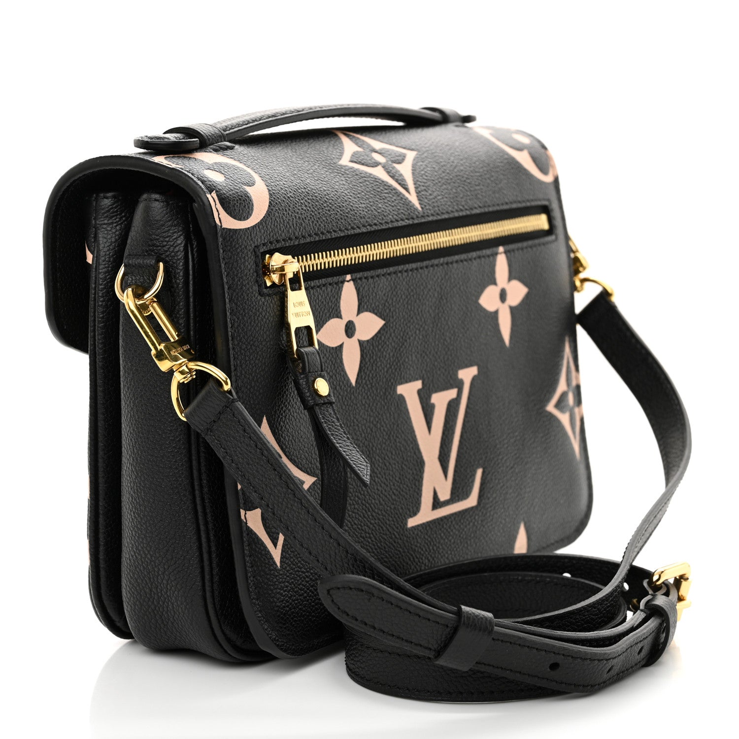 Louis Vuitton Empreinte Monogram Giant Pochette Metis Black Beige 3 of 10