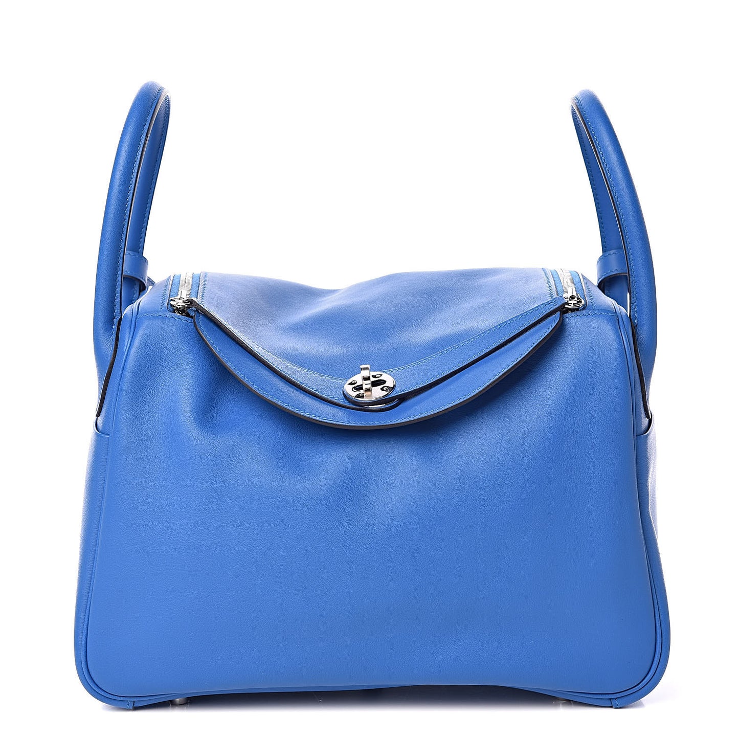 Swift Epsom Lindy 30 Tressage De Cuir Bleu Zellige Bleu Encre Rouge