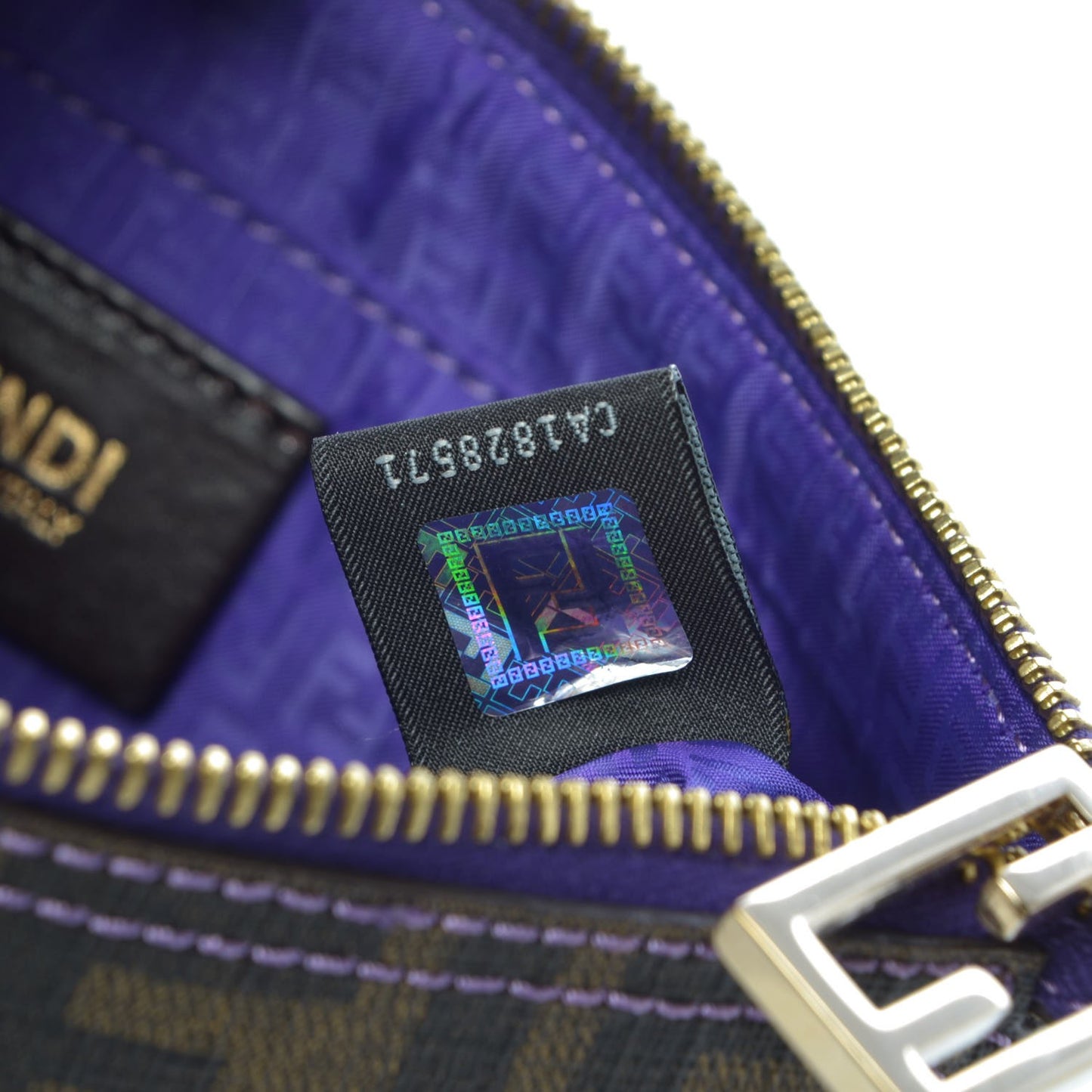 Zucca Spalmati Pochette Tobacco Viola