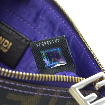 Fendi Zucca Spalmati Pochette Tobacco Viola 8 of 8