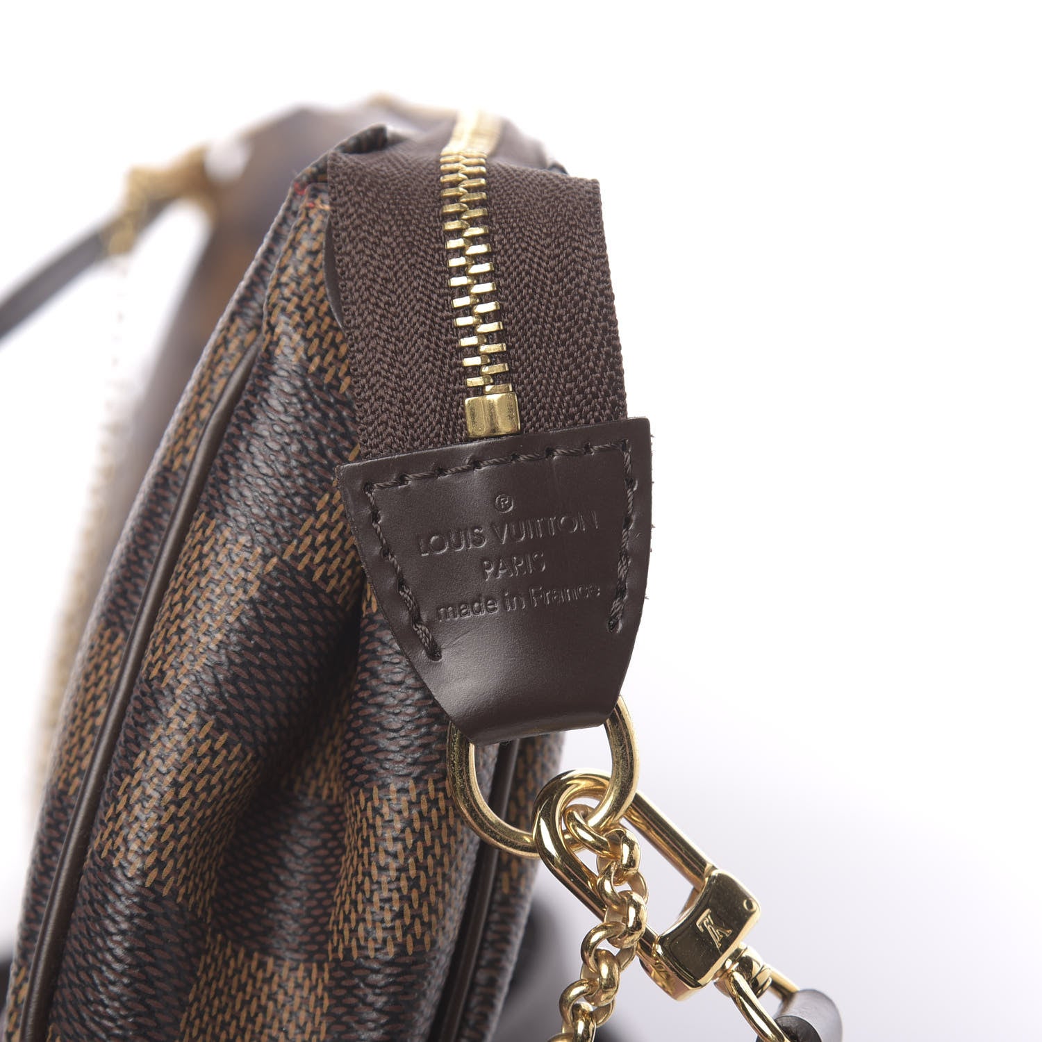 Louis Vuitton Damier Ebene Eva Clutch 6 of 10