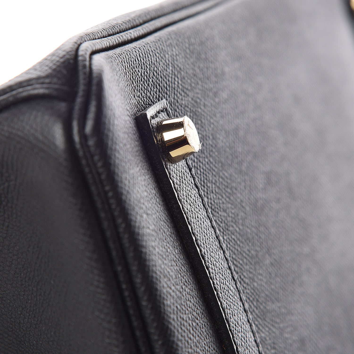 Hermes Epsom Birkin 35 Black 6 of 31