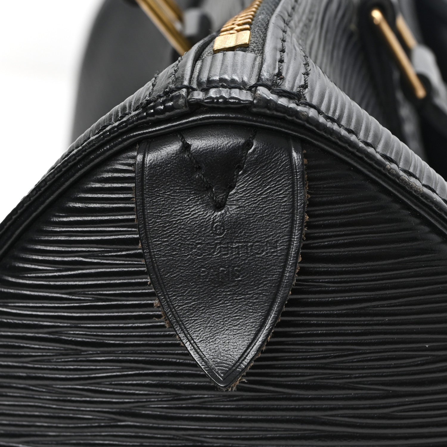 Louis Vuitton Epi Speedy 25 Black 6 of 10