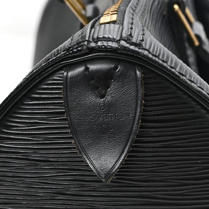 Louis Vuitton Epi Speedy 25 Black 6 of 10