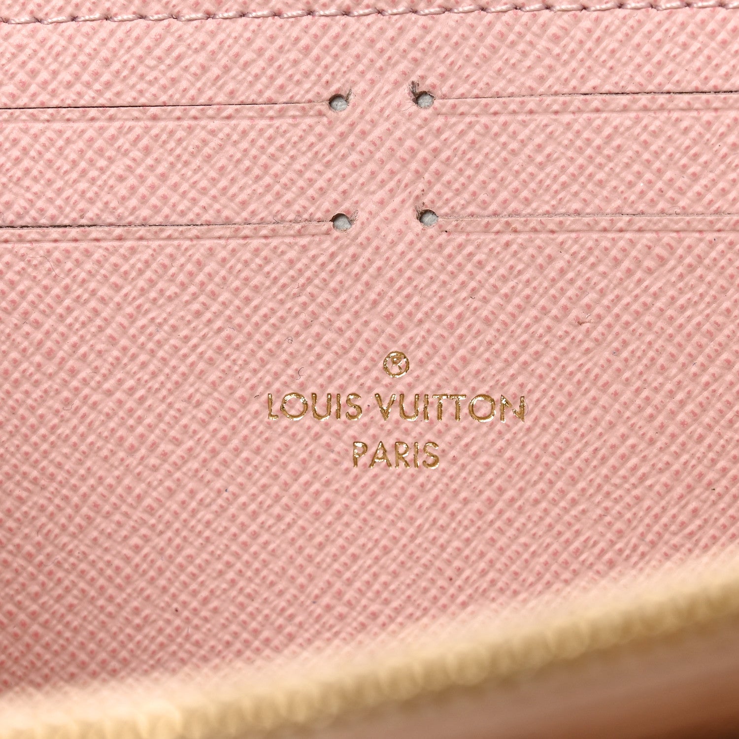 Louis Vuitton Damier Azur Clemence Wallet Rose Ballerine 6 of 6